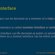 J124b Nested Interface