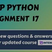 Coding Assignment 17 Python CCBP Nxtwave Ccbp Ccbpacademy Ccbpians Python