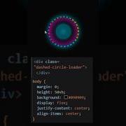 Dashed Circle Loader Using CSS Coding Html Css3 Animation Webdesign