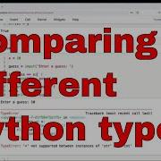 Comparing Different Types In Python When You Can And Can T And What You Can Do About It