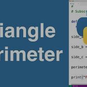 Perimeter Of A Triangle Python Example