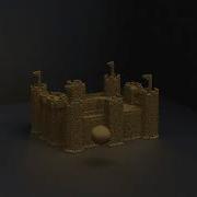 The Collapse Of Castle Material Point Method Simulation