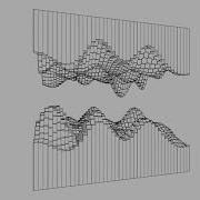 Boxes Wave Draw By OpenFrameworks