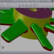 Разделение сложной пресс формы с использованием SolidWorks