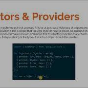 Angular Training Part 4 DI As A Pattern DI As A Framework Injectors Providers And Its Types