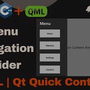 Qt QML Navigation Drawer Slide Animation Qt QML Animation Qt QML Tutorial