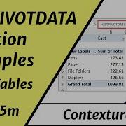 Use GetPivotData Function To Pull Values From Pivot Table