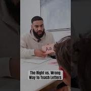 The Right Vs Wrong Way To Teach Letters Shorts