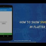 Flutter Snackbar Example