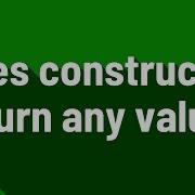 Does Constructor Return Any Value