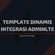 Tutorial Template Dinamis Dan Integrasi AdminLTE Dengan CodeIgniter