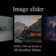 Swiper Slider 3D Touch Responsive Slide HTML CSS Swiper Js Image Slider