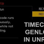 Timecode And Genlock In Unreal Tutorial 1 4