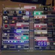My Ben Eater 8 Bit Computer On Prototype Board Running The Fibonacci Sequence