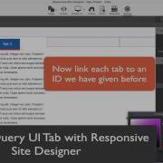 Building Basic JQuery UI Tab With Responsive Site Designer