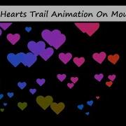 Colorful Hearts Trail Animation On Mousemove Using HTML CSS Learn Coding With Fun
