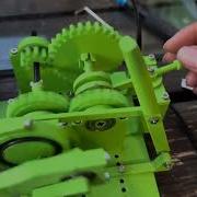 New 3D Printed Reversible Air Engine And 2 Speed Gearbox Prototype Testing