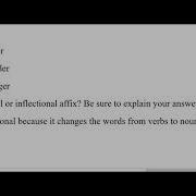 Solving Problems In Morphology Affixes In Other Languages