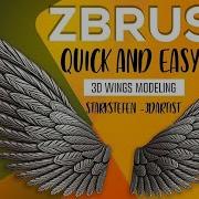 Basic Wing Tutorial Zbrush 3d Birds Feather Simple