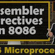 Директивы ассемблера псевдокоды в микропроцессоре 8086 Программирование 8086