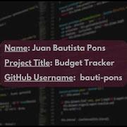 CS50P Final Project Budget Tracker