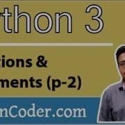 Python Tutorial 14 Defining Functions Arguments Part 2