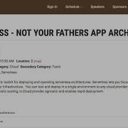 That Conference Serverless Session Demo For The Serverless Framework
