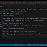 How To Get Input From The Terminal In Node Js