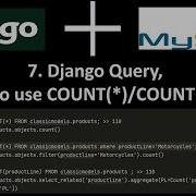 22 Django Query How To Use COUNT COUNT Col