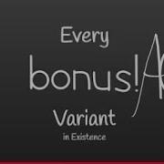 Every Bonus Variant In Existence V2 0 Fanmade