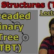 Data Structures Tree Lecture 8 Threaded Binary Tree