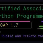 PCAP 1 7 Открытые и закрытые переменные Сертифицированный программист Python уровня Associate