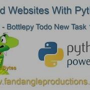 Python Web Frameworks 7 Bottle Todo Newtask 1