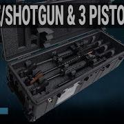 4 Rifle Shotgun 3 Pistol Case