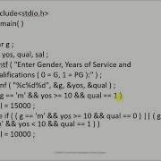 Nested Selection Statement