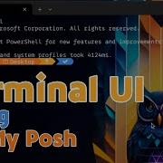 PowerShell Customization Using Oh My Posh Beautify Windows Terminal UI
