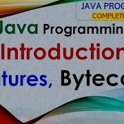 L1 Java Programming Introduction Features Of Java Bytecode Java Programming Lectures In Hindi