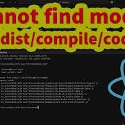 Fix React Cannot Find Module Ajv Dist Compile Codegen Require Stack