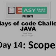 Day 14 Scope 30 Days Of Code Challenge Hackerrank In JAVA