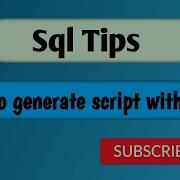 How To Generate Script In SQL Server With Data Generate Script In SQL
