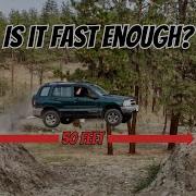 Тесты на преодоление препятствий и прыжки на Chevy Tracker