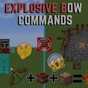 Command Block Tutorial 29 Explosive Bow Commands In Minecraft 1 13