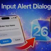 Flutter Dialog IOS 26 Input Alert Dialog In Flutter Flutter IOS26 AlertDialog