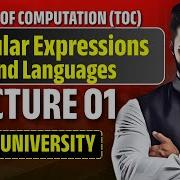 THEORY OF COMPUTATION REGULAR EXPRESSIONS AND LANGUAGES LECTURE 01 ALL UNIVERSITY PRADEEP SIR