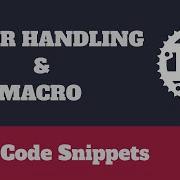 Rust Programming Error Handling Macros
