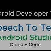 Android Tutorial Convert Speech To Text Speech Recognition