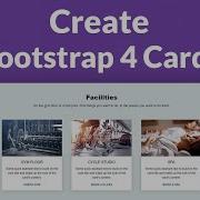 Create Responsive Bootstrap 4 Cards