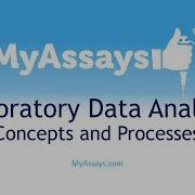General Laboratory Data Analysis Concepts And Processes