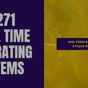 CG2271 AY1920 MidTerm Review