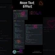 Pure CSS Neon Text Effect Source Code Neon Text Effect With HTML And CSS